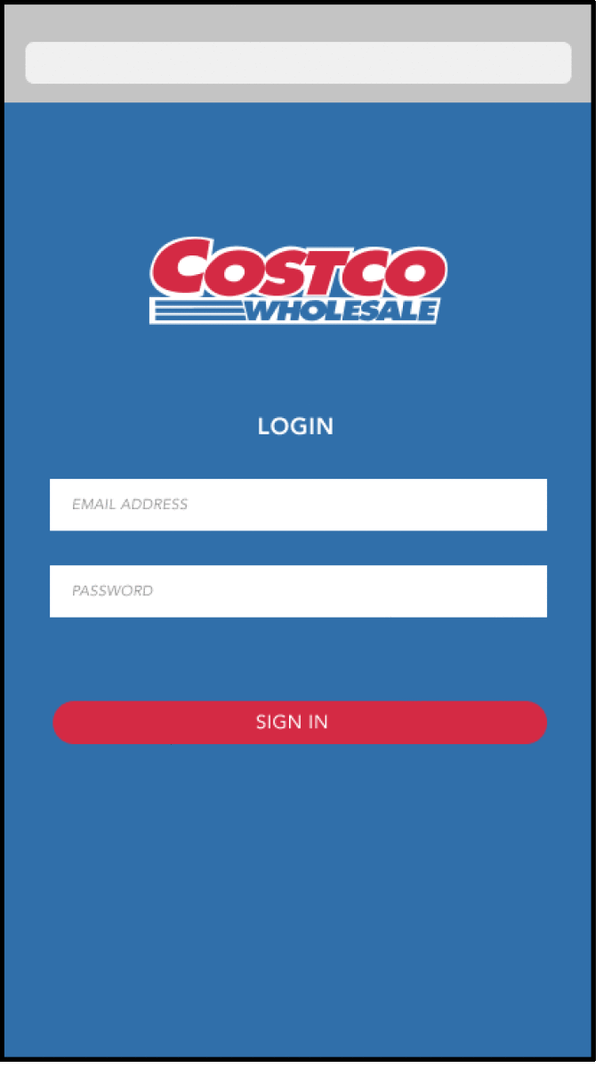 the final responsive web app interface on mobile
