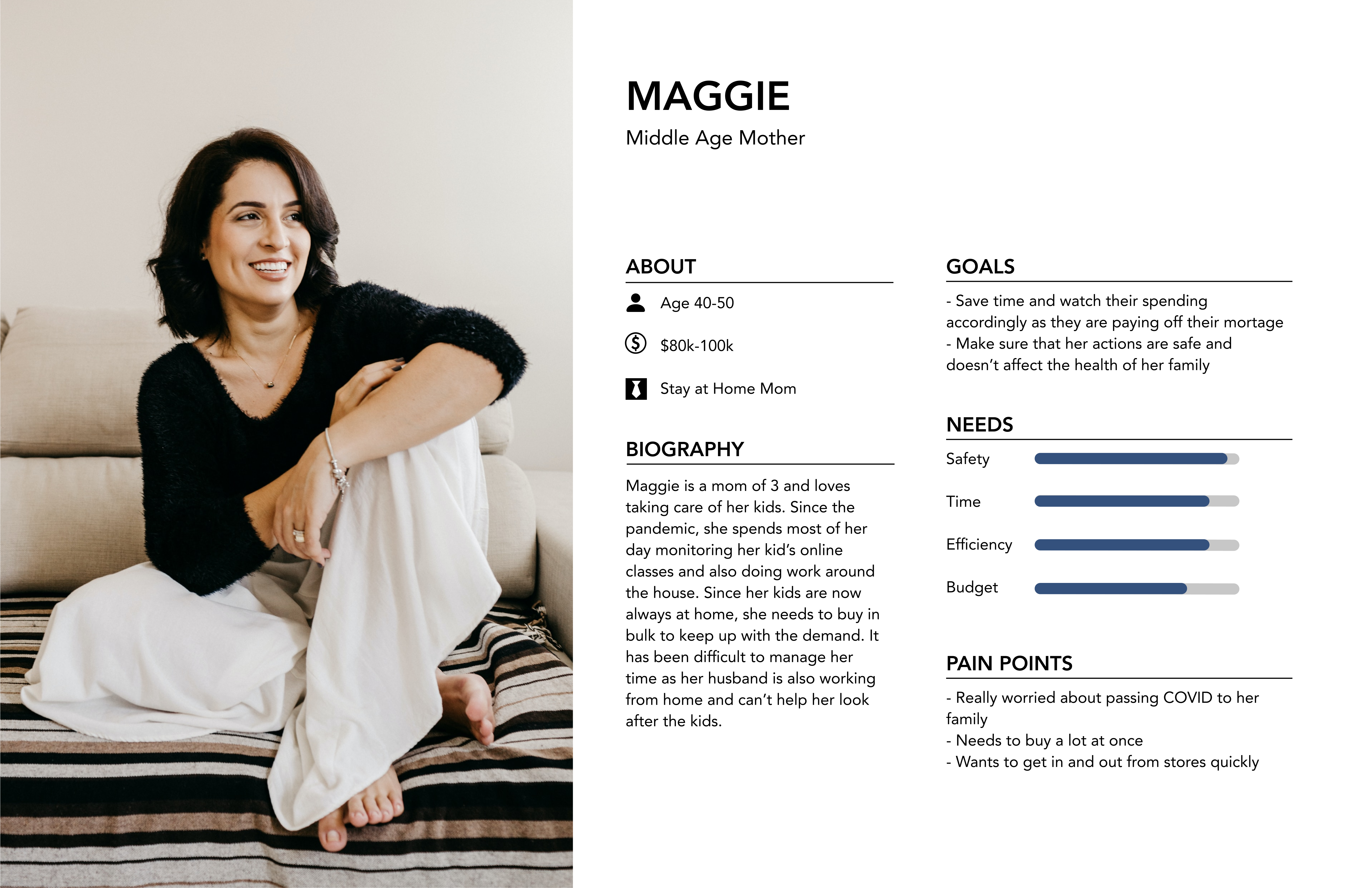 stay-at-home mom persona